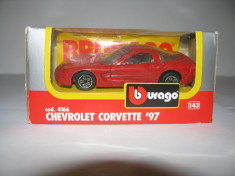 Chevrolet Corvette &amp;#039;97 BBurago 1:43 cod.4166 foto