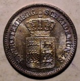 E.099 GERMANIA WURTTEMBERG 1 KREUZER 1867 AUNC ARGINT, Europa