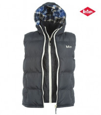 Vesta originala Lee Cooper Two Zip Navy foto