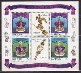 Barbuda 1978 -Bloc Mi.no.34 neuzat foto