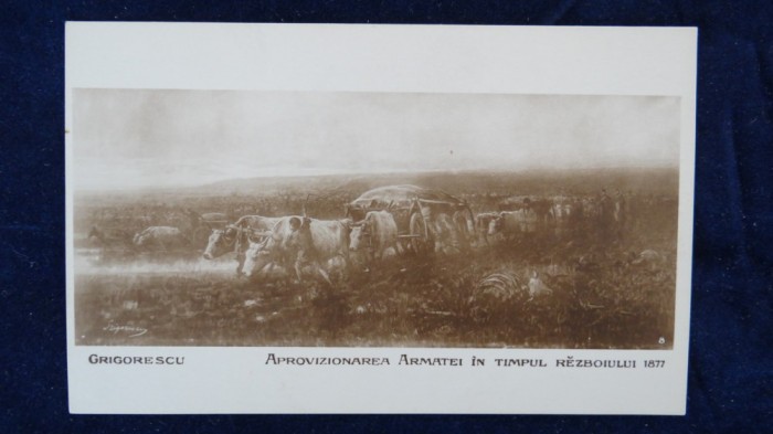 Vedere-Pictura-Grigorescu-Aprovizionarea armatei in timpul razboiului 1877