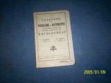 CULEGERE DE PROBLEME DE MATEMATICI CU SOLUTIUNI COMPLETE PT. EXAMENUL DE BACALAUREAT C NAZARIE ,W PASCO, Alta editura