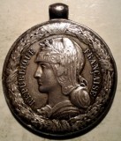 5.158 MEDALIE MILITARA FRANTA FORTE NAVALE TONKIN CHINE ANNAM 1883 1885 ARGINT