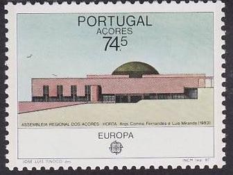 Azore 1987 - Yv.no.372 neuzat,europa-cept
