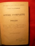 V.Alecsandri- Opere Complete ed.1910 si C.Negruzzi -Proza -Ed.1905, Alta editura