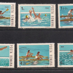 No(08)timbre-Romania 1983-L.P.1081-Sporturi nautice