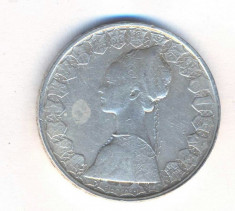 moneda argint -ITALIA -500 LIRE-1958 lira foto