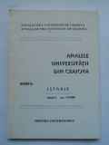 CARTE OLTENIA-ANALELE UNIVERSITATII CRAIOVA-SERIA ISTORIE, PRIMUL NUMAR 1996