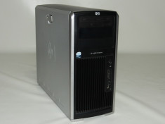 Calculator PC gaming statie grafica HP XW8600 2x Xeon quad core 2x3,4GHz X5492 4x HDD SAS foto