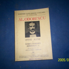 OPERE ALESE AL ODOBESCU VOL II /1941