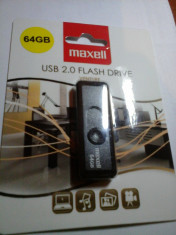 STICK USB MAXELL VENTURE , 64 GB, - SIGILAT + GARANTIE 24 LUNI foto