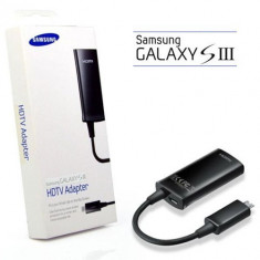 Livrare Gratuita - Cablu Adaptor Original Samsung MHL Micro USB to HDMI HDTV Adapter For Samsung Galaxy S3 i9300 Note2 N7100 foto