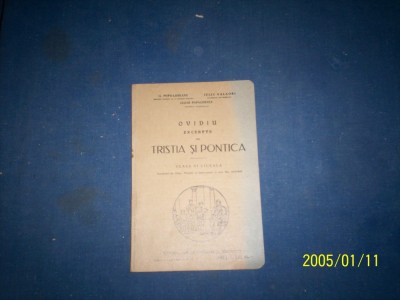 OVIDIU TRISTIA SI PONTICA PTR CLASA VI- G POPA LISSEANU sa foto