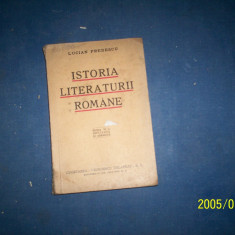 ISTORIA LITERATURII ROMANE LUCIAN PREDESCU/1946