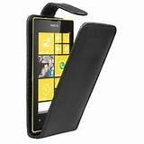 Nokia 520 Lumia - Set protectie telefon compus din Flip-case din piele ecologica, cu clapeta, folie ecran, stylus-pen foto