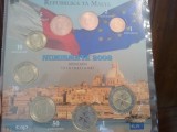 Malta - set 8 monede Euro 2008, necirculate, 100 euro + taxele postale, discutii pe forum, Europa