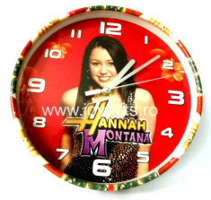 Ceas de perete Hannah Montana foto