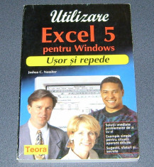 EXCEL 5, pentru Windows, manual de utilizare foto