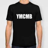 Tricouri YMCMB, L, M, S, XL, XXL, Bumbac, Negru, Rosu