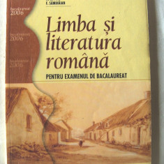 "LIMBA SI LITERATURA ROMANA PENTRU EXAMENUL DE BACALAUREAT", A. Costache s.a.