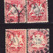 Timbre BAYERN 1888-1900 // 56 = STEMA DE ARME, CENTRU IN RELIEF, (Wz.4)