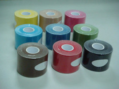 Pack 12 buc. Banda Kinesiologica. Kinesio Tape, Kinesiology Tape, Banda Kinesio foto