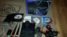 Consola Sony playstation 2, ps2, buzz, singstar si eye toy camera + 4 jocuri originale foto