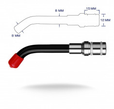 Ghidaj optic lampa fotopolimerizare cap fibra de sticla 12MM - Livrare 24 ore foto