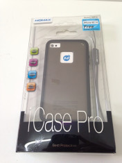 Husa Hard Case Pro iPhone 4s | 4 | Black | iCase Pro + Folie Protectie + Snur foto