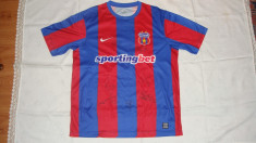 Tricou original oficial Nike Steaua - Banel Nicolita cu autografe foto