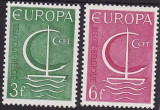 Belgia 1966 - Yv.no.1389-90 neuzat,perfecta stare,europa-cept
