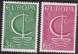 Belgia 1966 - Yv.no.1389-90 neuzat,perfecta stare,europa-cept