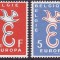 Belgia 1958 - Yv.no.1064-5 neuzat,guma originala,perfecta stare europa-cept