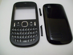 Carcasa Nokia Asha 200 negru - Super Pret foto