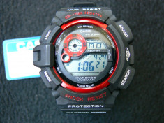 CEAS CASIO G-SHOCK G9300-1 MUDMAN BLACK&amp;amp;RED EDITION-MODEL 2015-POZE 100% REALE foto