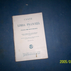CARTE DE LIMBA FRANCEZA PENTRU CLASA VIII