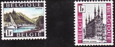 Belgia 1968 - Yv.no.1480-1 neuzat,perfecta stare foto