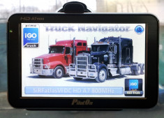 GPS NAVIGATIE iGO Primo NOU 5&amp;quot; CAMION TIR 2014 PilotOn PRO HD A7m 800MHz 16 GB garantie harti camion EUROPA foto