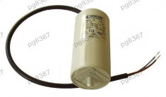 Condensator pornire motor 40uF-450V, rezistent la apa - 327149 foto