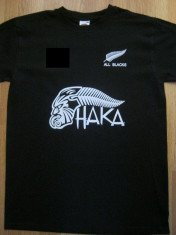 Tricou All Blacks HAKA Rugby | Rugby Sport Tshirts foto