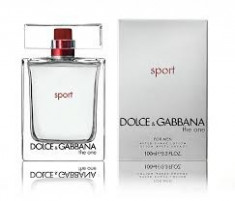 Dolce &amp;amp;amp;amp;amp; Gabbana The One Sport for men Eau de toilette 100ml foto