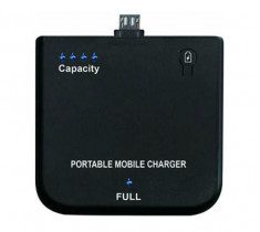 Baterie externa / Acumulator portabil / Incarcator 1900 mAh foto
