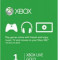 Card Xbox Live Gold 1 Luna