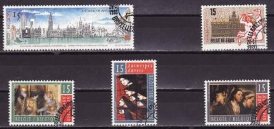 Belgia 1993 - Yv.no.2495-9 stampilat foto
