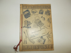 Catalog Preturi curente a firmei &amp;quot;Stroia&amp;amp;amp;Petri&amp;quot;, tipografia Heller, din anii &amp;#039;30, 76 pagini foto