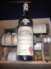 VIN VECHI FRANCEZ- Bordeaux Rouge A.O.C 1967 foto