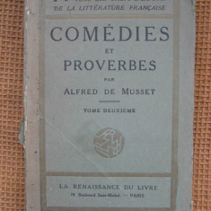 Alfred de Musset - Comedies et proverbes (in limba franceza)