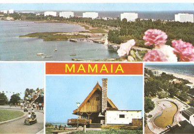 CPI (B3772) MAMAIA. IMAGINI DIN STATIUNE, EDITURA SPORT-TURISM, SCRISA SI NECIRCULATA foto