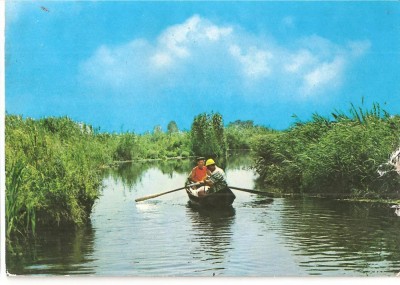 CPI (B3794) VEDERE DIN DELTA DUNARII, EDITURA OSETCM, NECIRCULATA, BARCA, foto