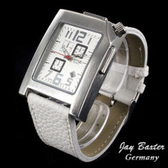 Ceas Barbatesc ANIMOO Lux White Timer by Jay Baxter Germany | Ora si Data | Factura, Garantie 12 Luni! foto